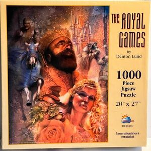 1000 Piece Puzzle - The Royal Games Denton Lund New Sealed 20"X 27"